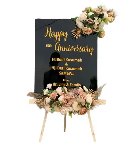 Papan Bunga Akrilik Penggarutan